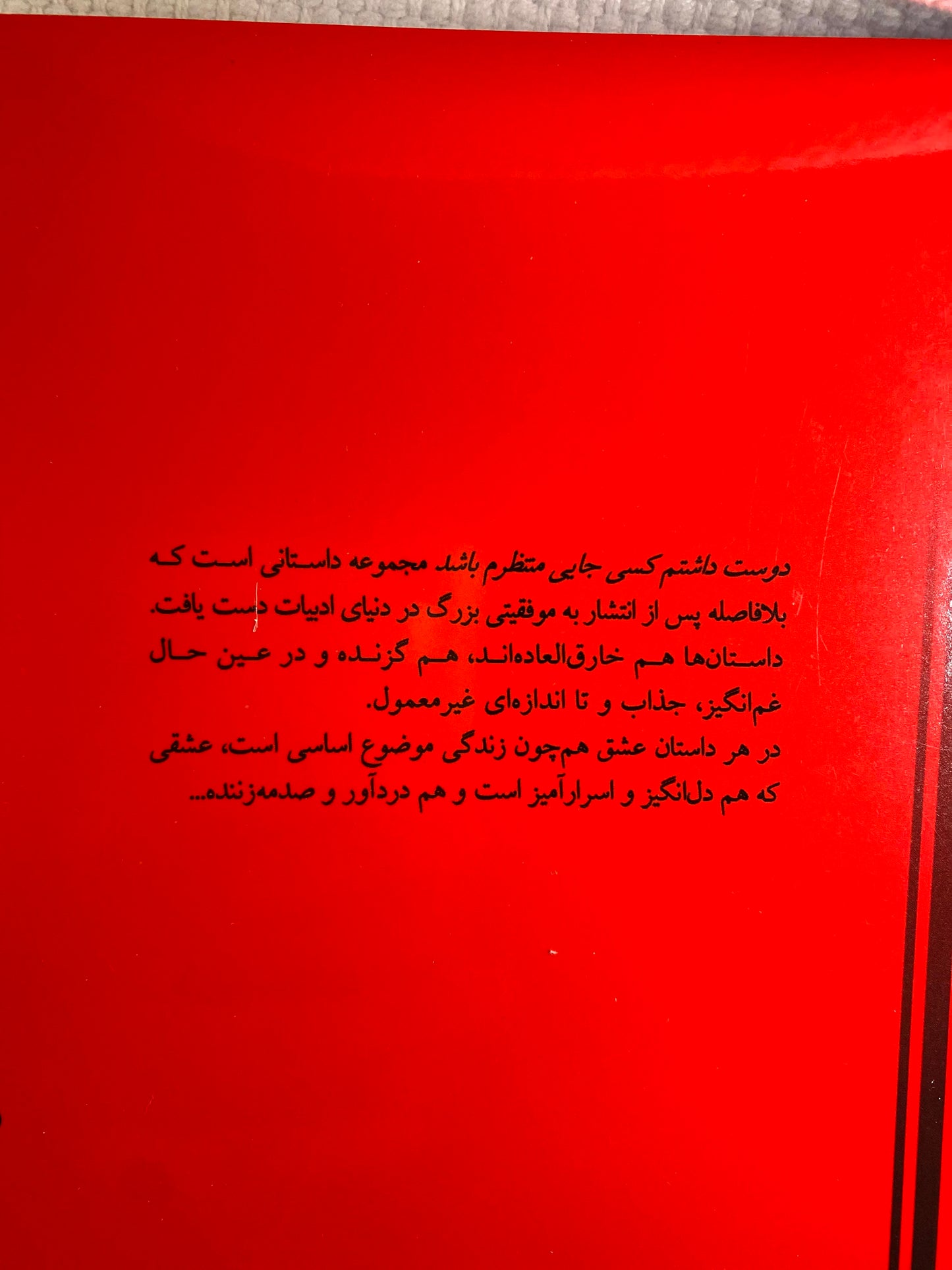 دوست داشتم کسی جایی منتظرم باشد - آنا گاوالدا