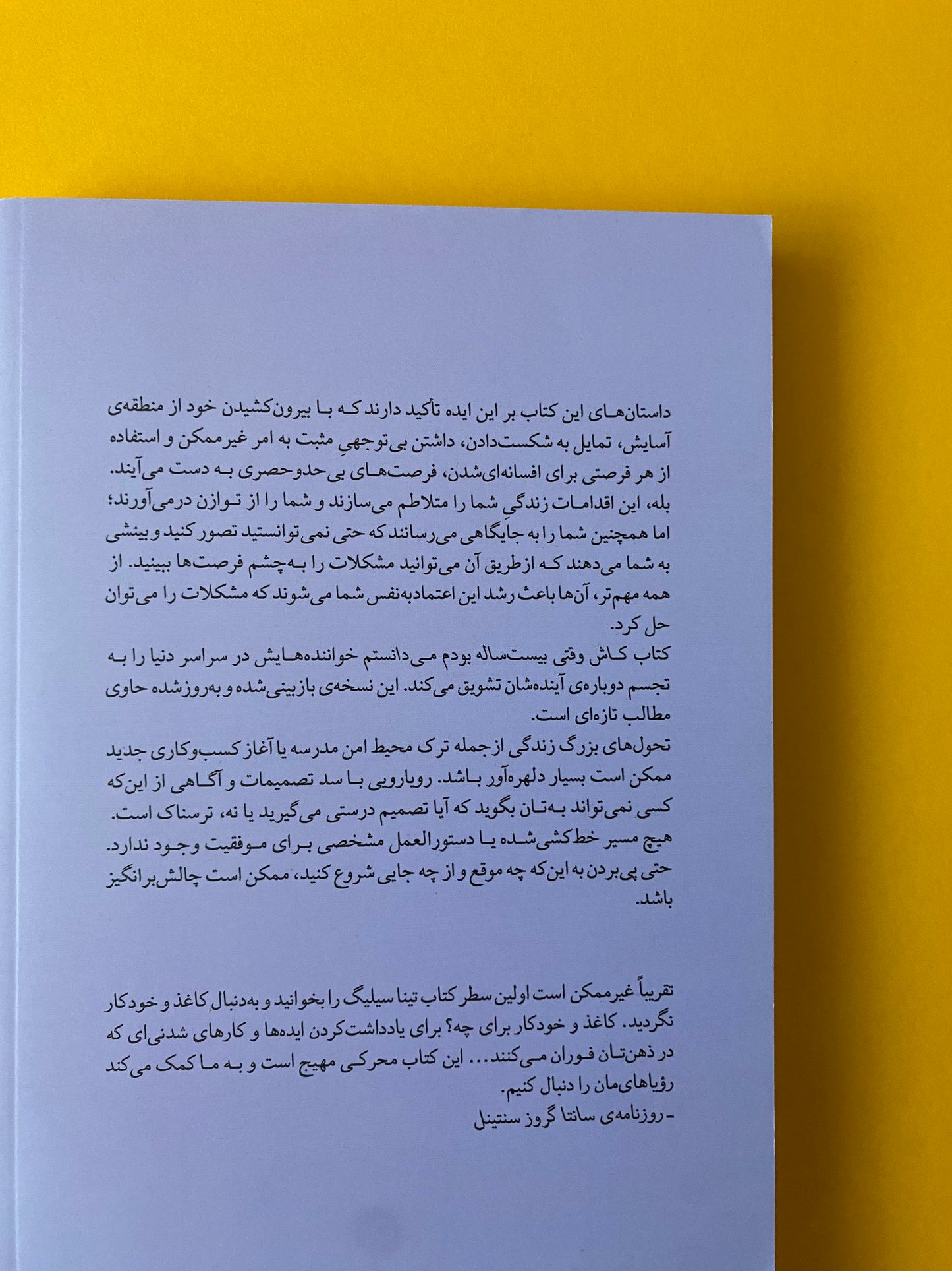 ای کاش وقتی 20 ساله بودم می دانستم - تینا سیلیگ